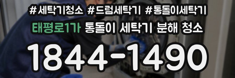 태평로1가 통돌이 세탁기 분해 청소