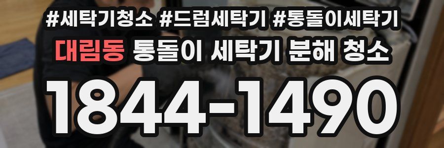 대림동 통돌이 세탁기 분해 청소