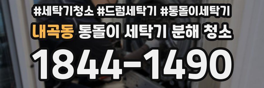 내곡동 통돌이 세탁기 분해 청소