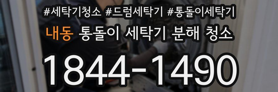 내동 통돌이 세탁기 분해 청소
