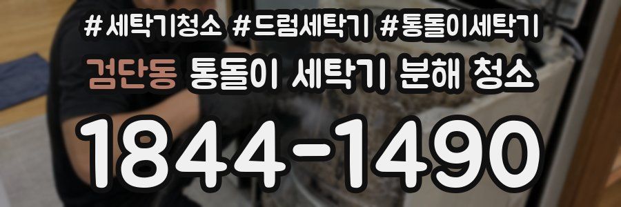 검단동 통돌이 세탁기 분해 청소