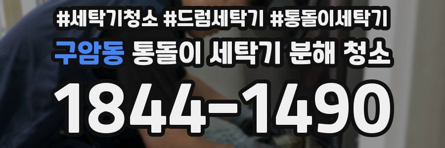 구암동 통돌이 세탁기 분해 청소