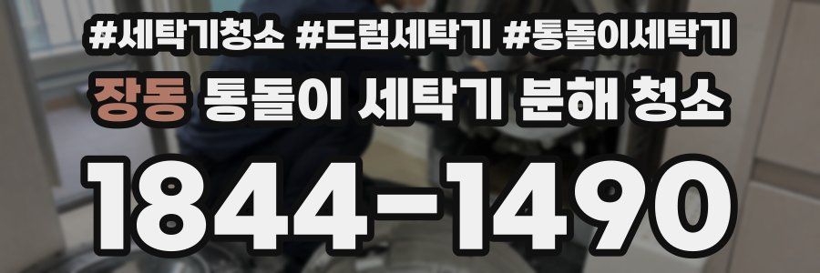 장동 통돌이 세탁기 분해 청소