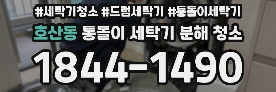 호산동 통돌이 세탁기 분해 청소