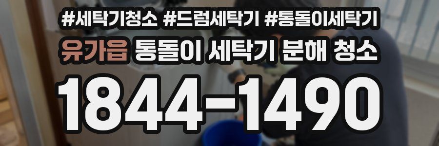 유가읍 통돌이 세탁기 분해 청소