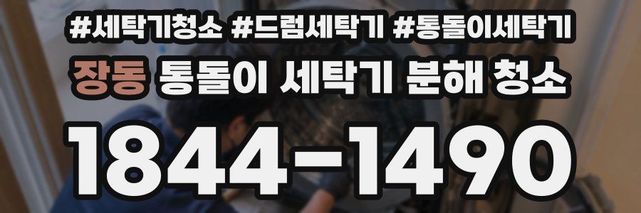 장동 통돌이 세탁기 분해 청소