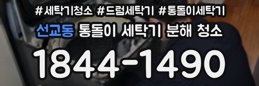선교동 통돌이 세탁기 분해 청소