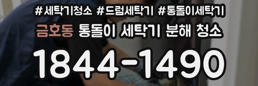 금호동 통돌이 세탁기 분해 청소