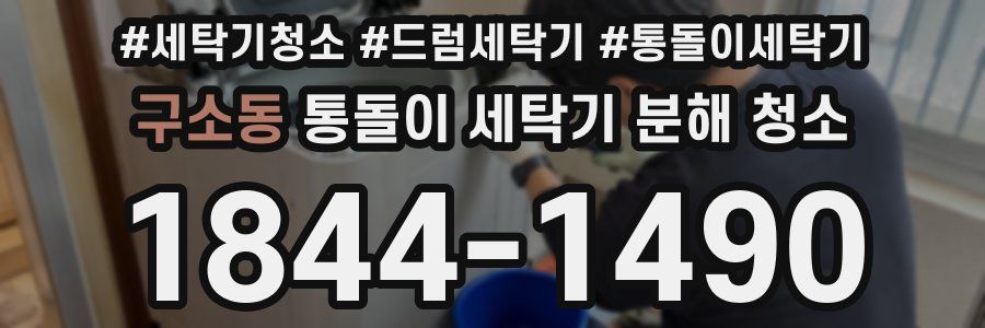 구소동 통돌이 세탁기 분해 청소