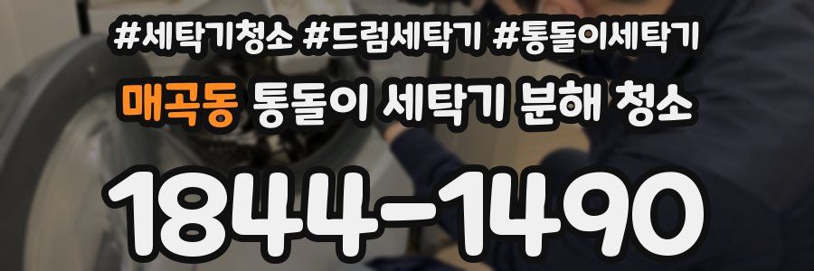 매곡동 통돌이 세탁기 분해 청소