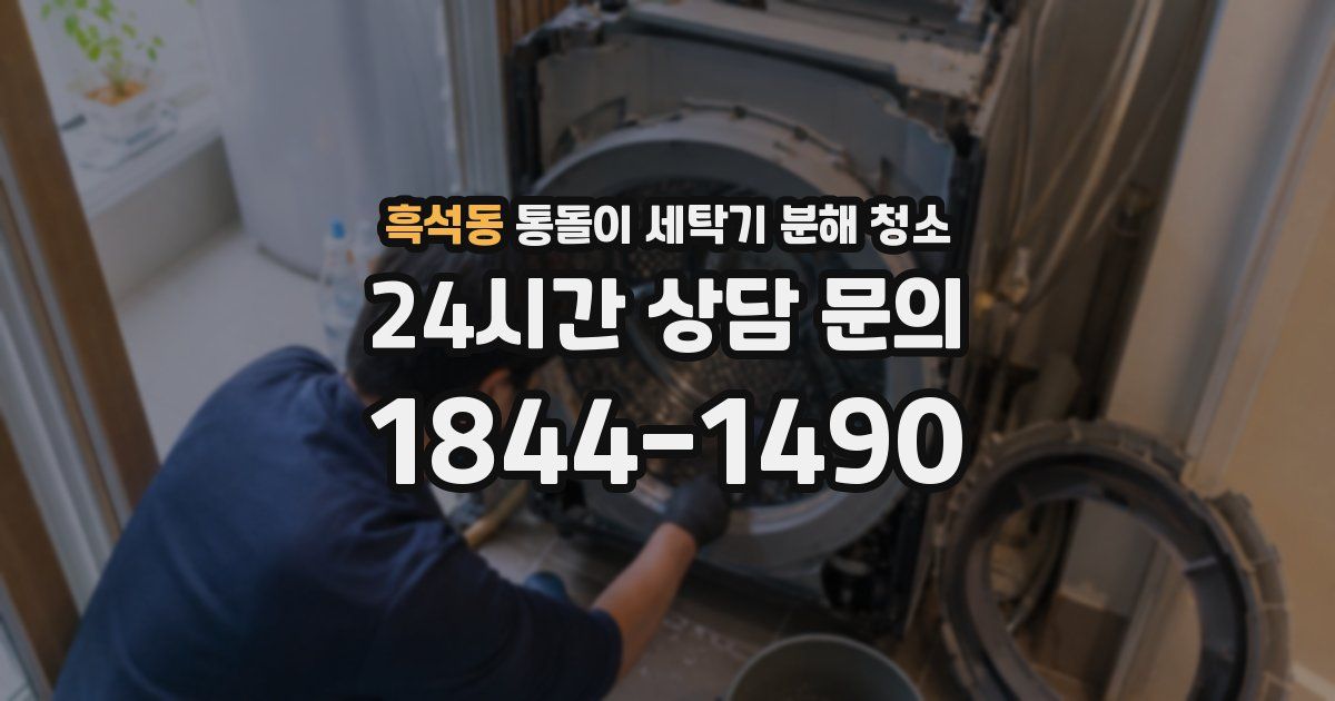 흑석동 통돌이 세탁기 분해 청소