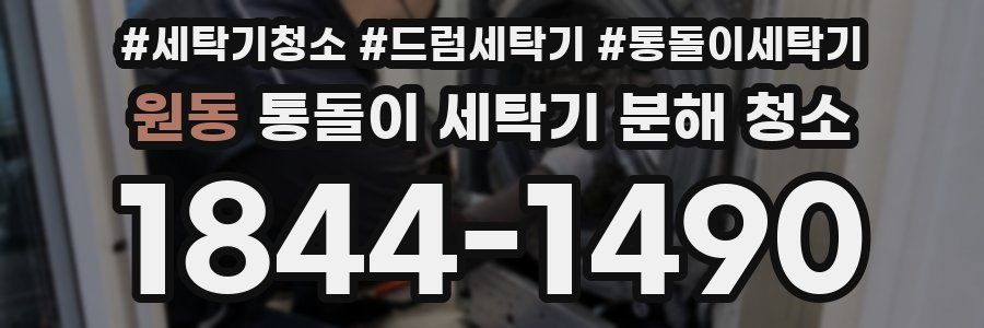 원동 통돌이 세탁기 분해 청소