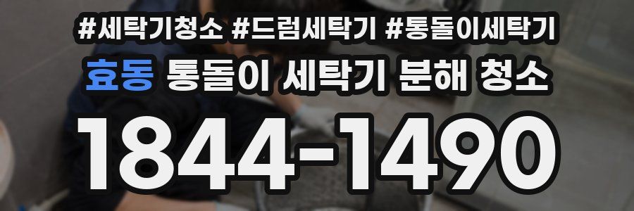 효동 통돌이 세탁기 분해 청소