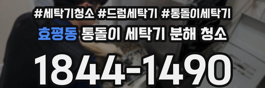 효평동 통돌이 세탁기 분해 청소