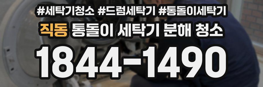 직동 통돌이 세탁기 분해 청소