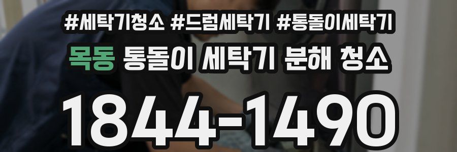 목동 통돌이 세탁기 분해 청소