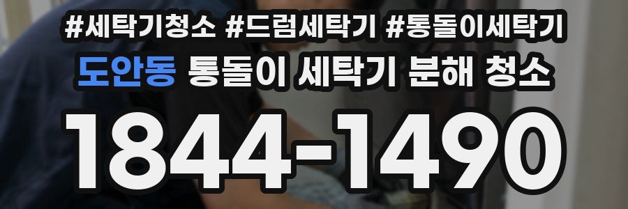 도안동 통돌이 세탁기 분해 청소