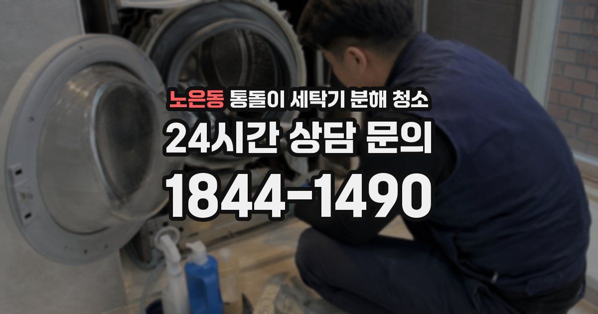 노은동 통돌이 세탁기 분해 청소