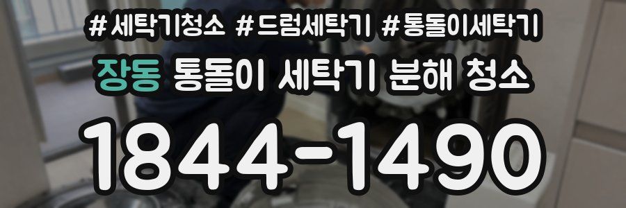 장동 통돌이 세탁기 분해 청소