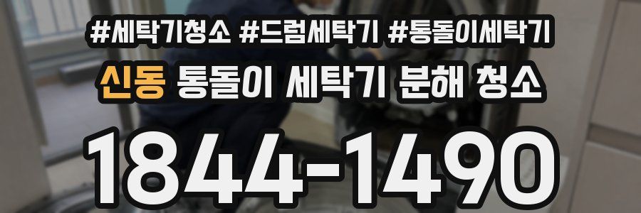 신동 통돌이 세탁기 분해 청소