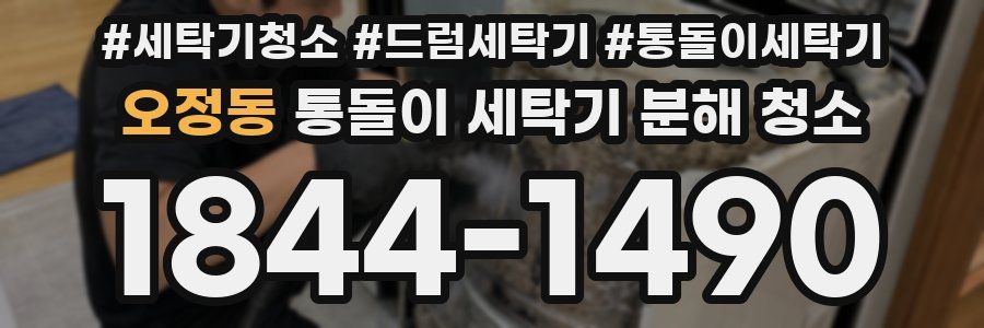 오정동 통돌이 세탁기 분해 청소