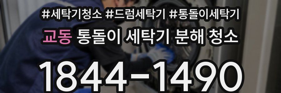 교동 통돌이 세탁기 분해 청소