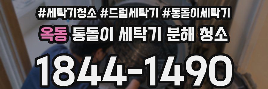 옥동 통돌이 세탁기 분해 청소