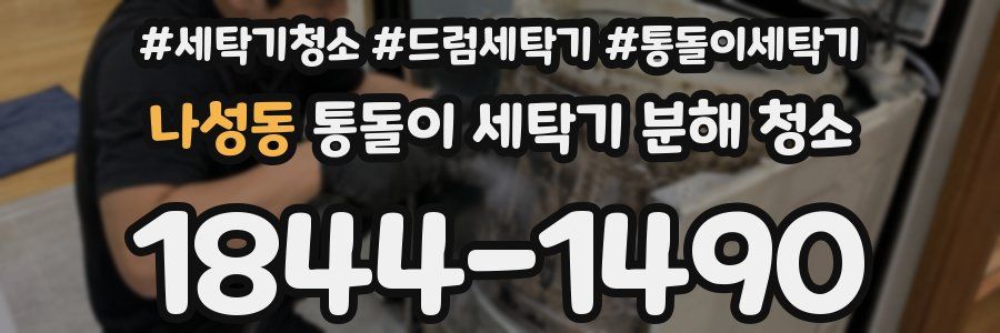 나성동 통돌이 세탁기 분해 청소