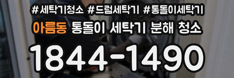 아름동 통돌이 세탁기 분해 청소