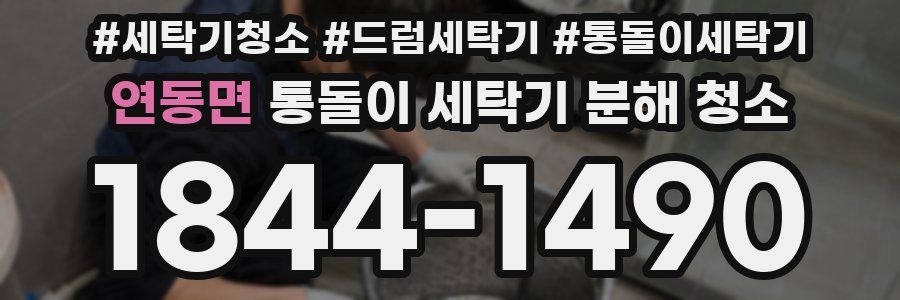 연동면 통돌이 세탁기 분해 청소