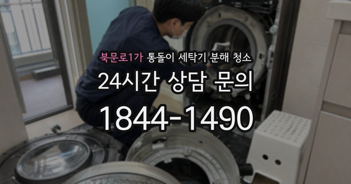 북문로1가 통돌이 세탁기 분해 청소