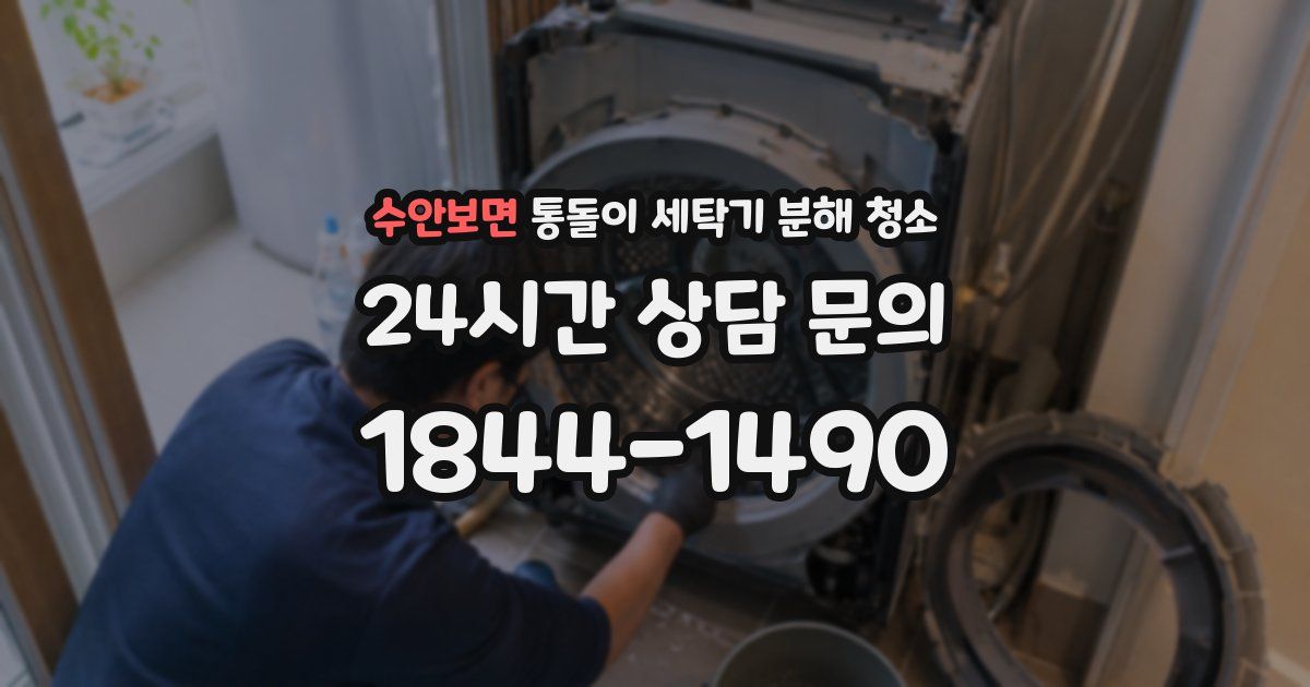 수안보면 통돌이 세탁기 분해 청소