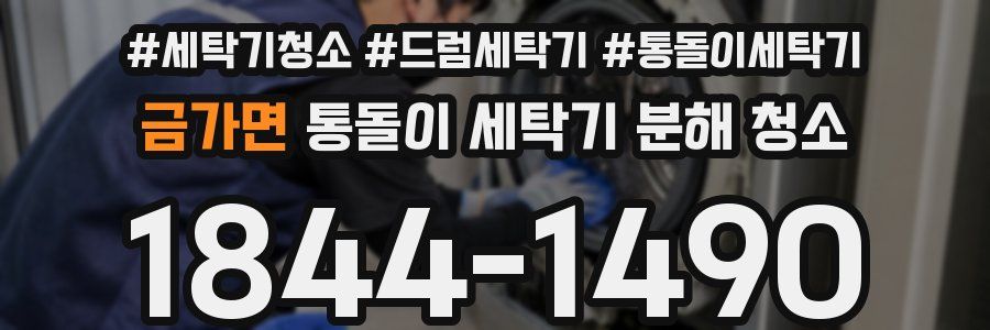 금가면 통돌이 세탁기 분해 청소