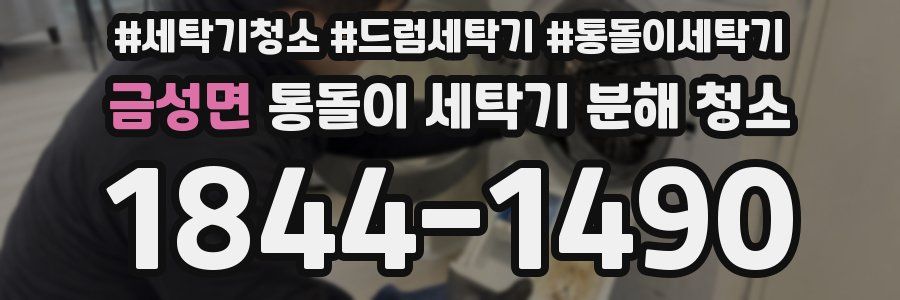 금성면 통돌이 세탁기 분해 청소
