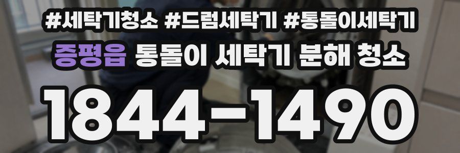 증평읍 통돌이 세탁기 분해 청소