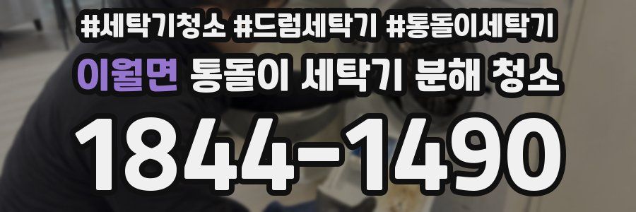 이월면 통돌이 세탁기 분해 청소