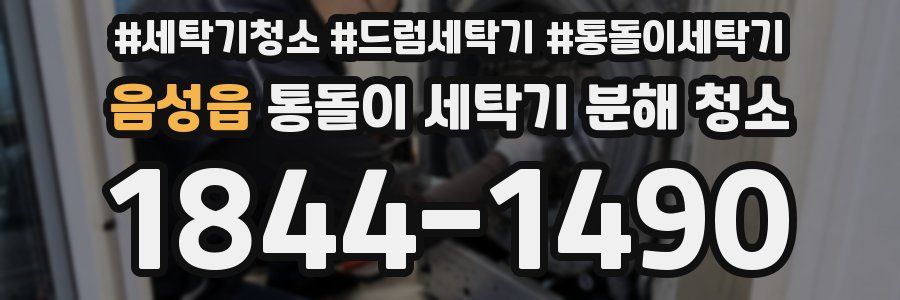 음성읍 통돌이 세탁기 분해 청소