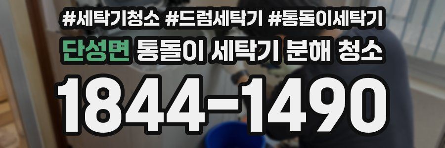 단성면 통돌이 세탁기 분해 청소