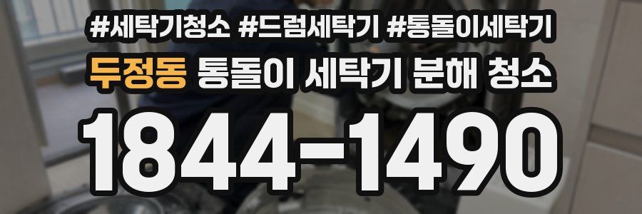 두정동 통돌이 세탁기 분해 청소