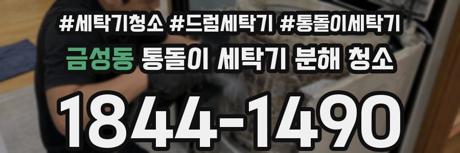 금성동 통돌이 세탁기 분해 청소