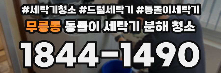 무릉동 통돌이 세탁기 분해 청소
