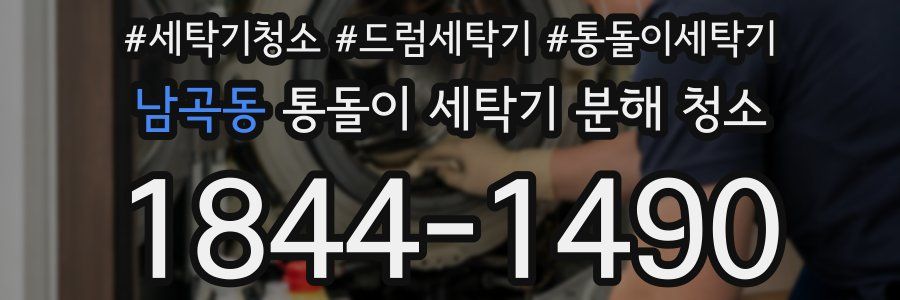 남곡동 통돌이 세탁기 분해 청소