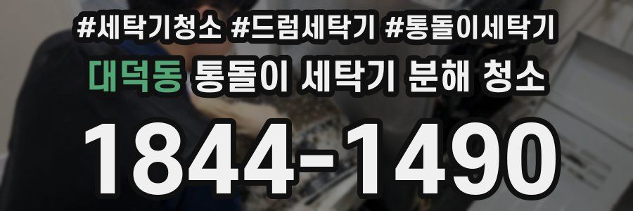 대덕동 통돌이 세탁기 분해 청소