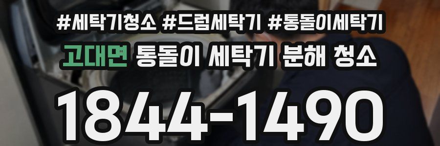 고대면 통돌이 세탁기 분해 청소