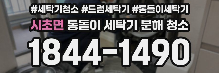 시초면 통돌이 세탁기 분해 청소