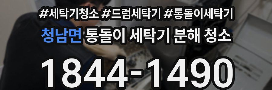 청남면 통돌이 세탁기 분해 청소