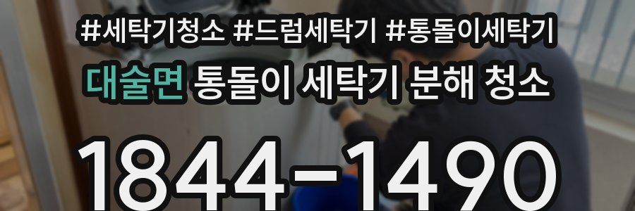 대술면 통돌이 세탁기 분해 청소