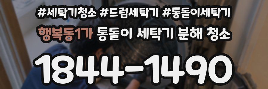 행복동1가 통돌이 세탁기 분해 청소
