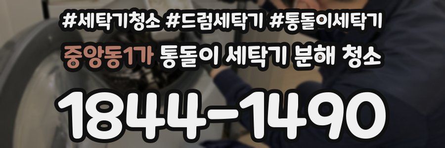 중앙동1가 통돌이 세탁기 분해 청소