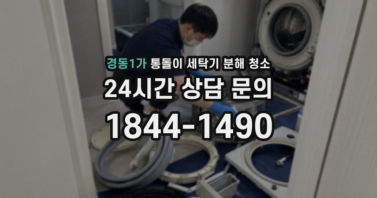경동1가 통돌이 세탁기 분해 청소